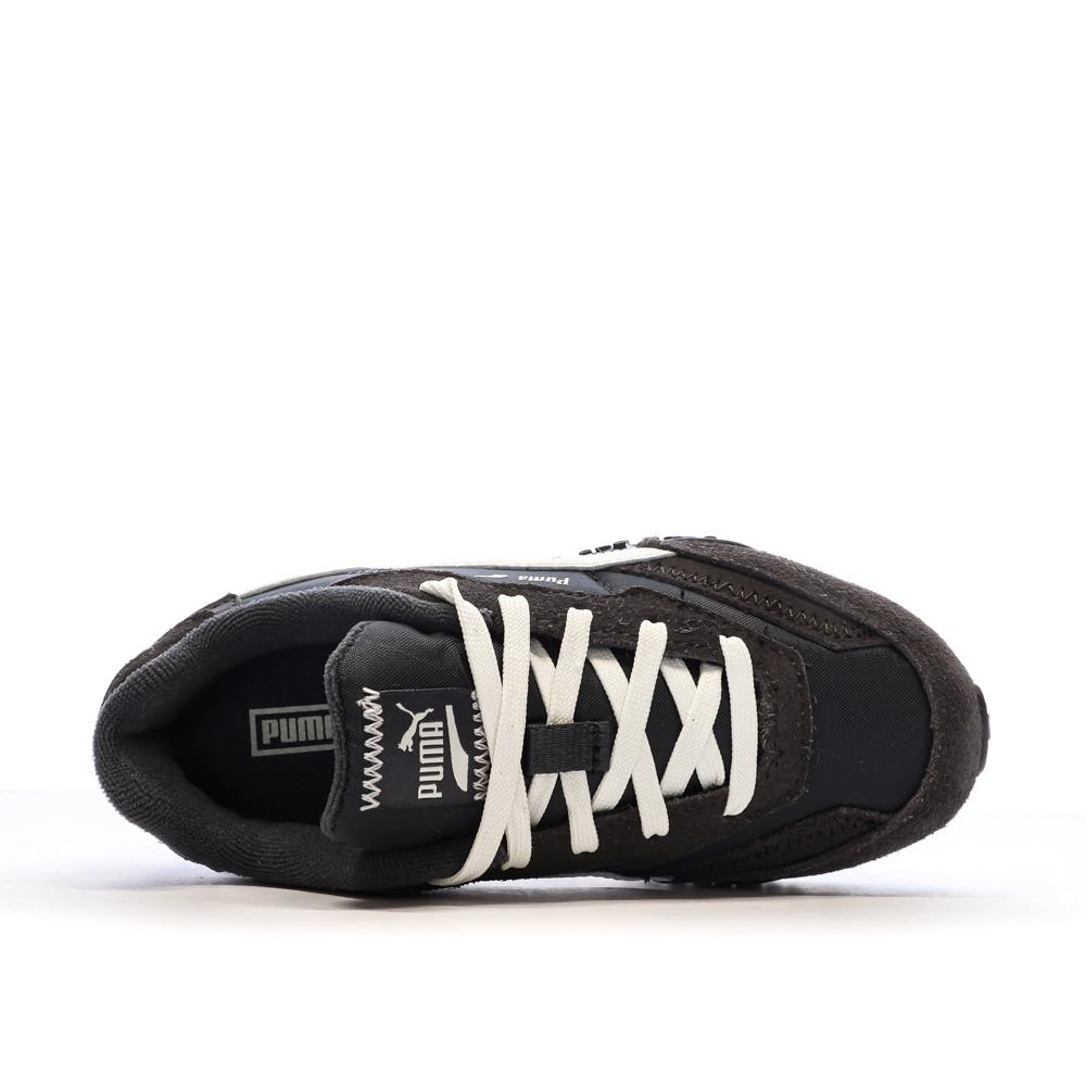 Baskets Marine/Noir/Blanc Garçon Puma Blktop vue 4