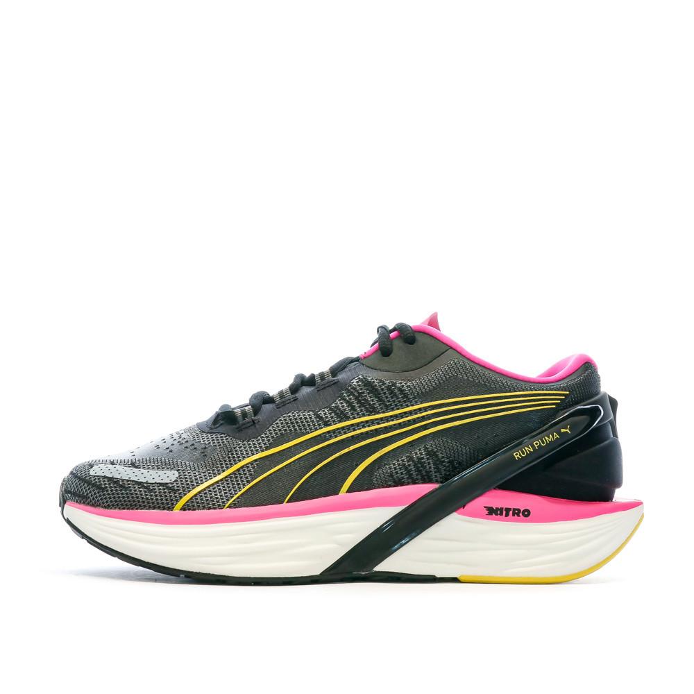 Chaussures de Running Noire/Rose Femme Puma Run Xx Nitro pas cher