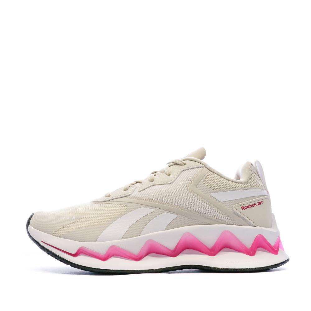 Chaussures de running Blanches Femme ZIG Elusion Energy pas cher