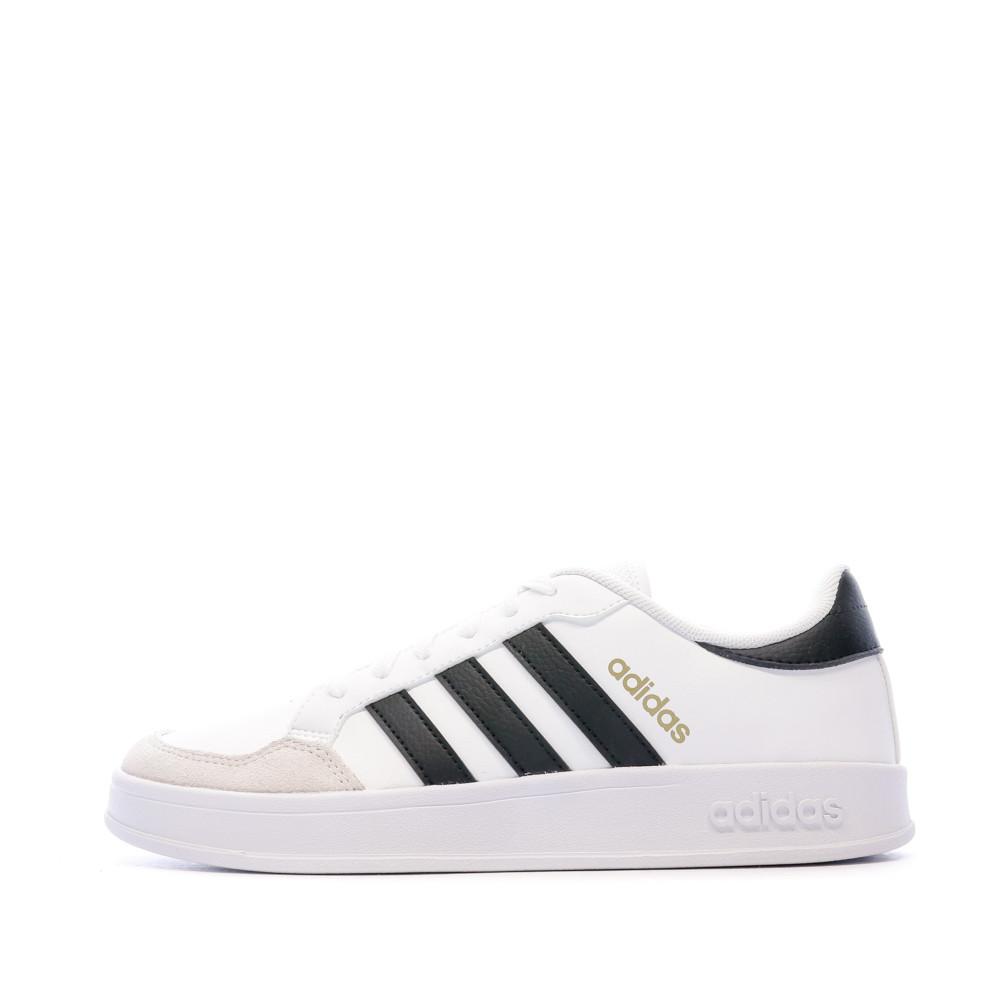 Baskets Blanche Homme Adidas Breaknet pas cher