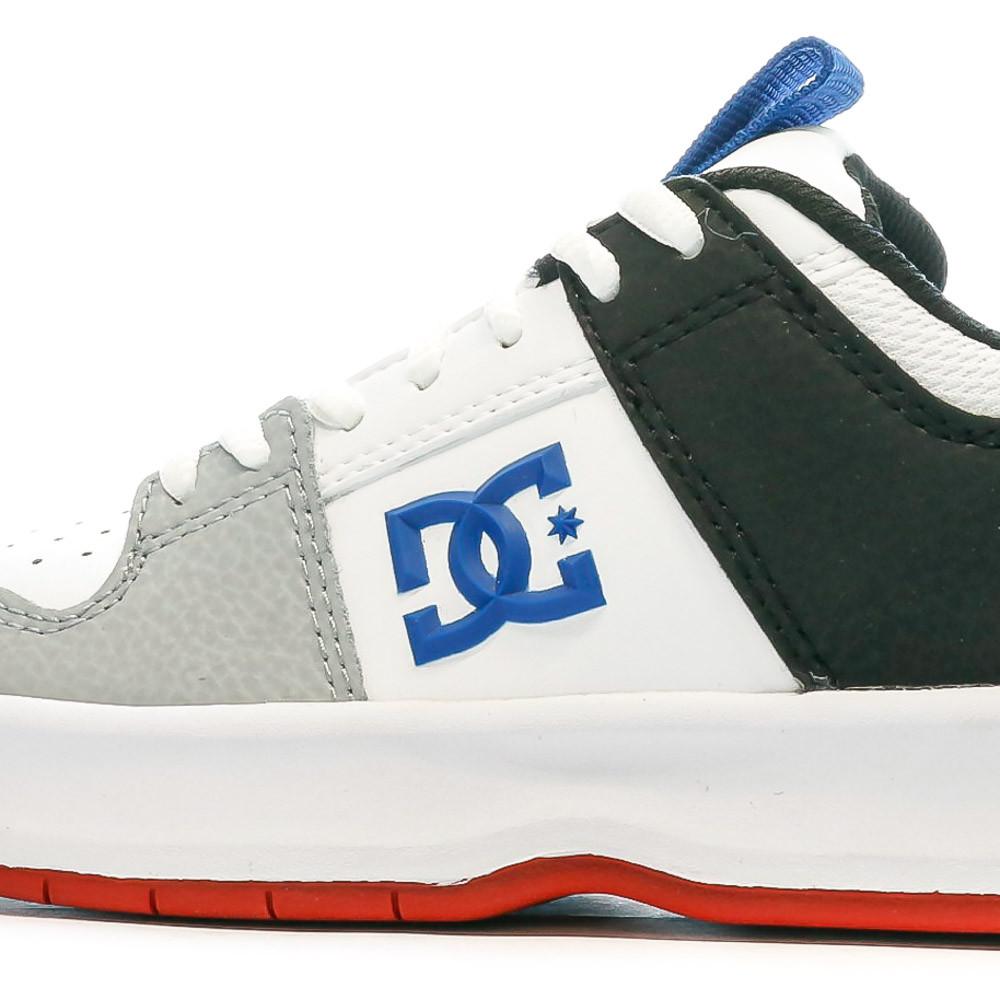 Baskets Blanches/Noir Garçon Dc shoes Lynx Zero vue 7