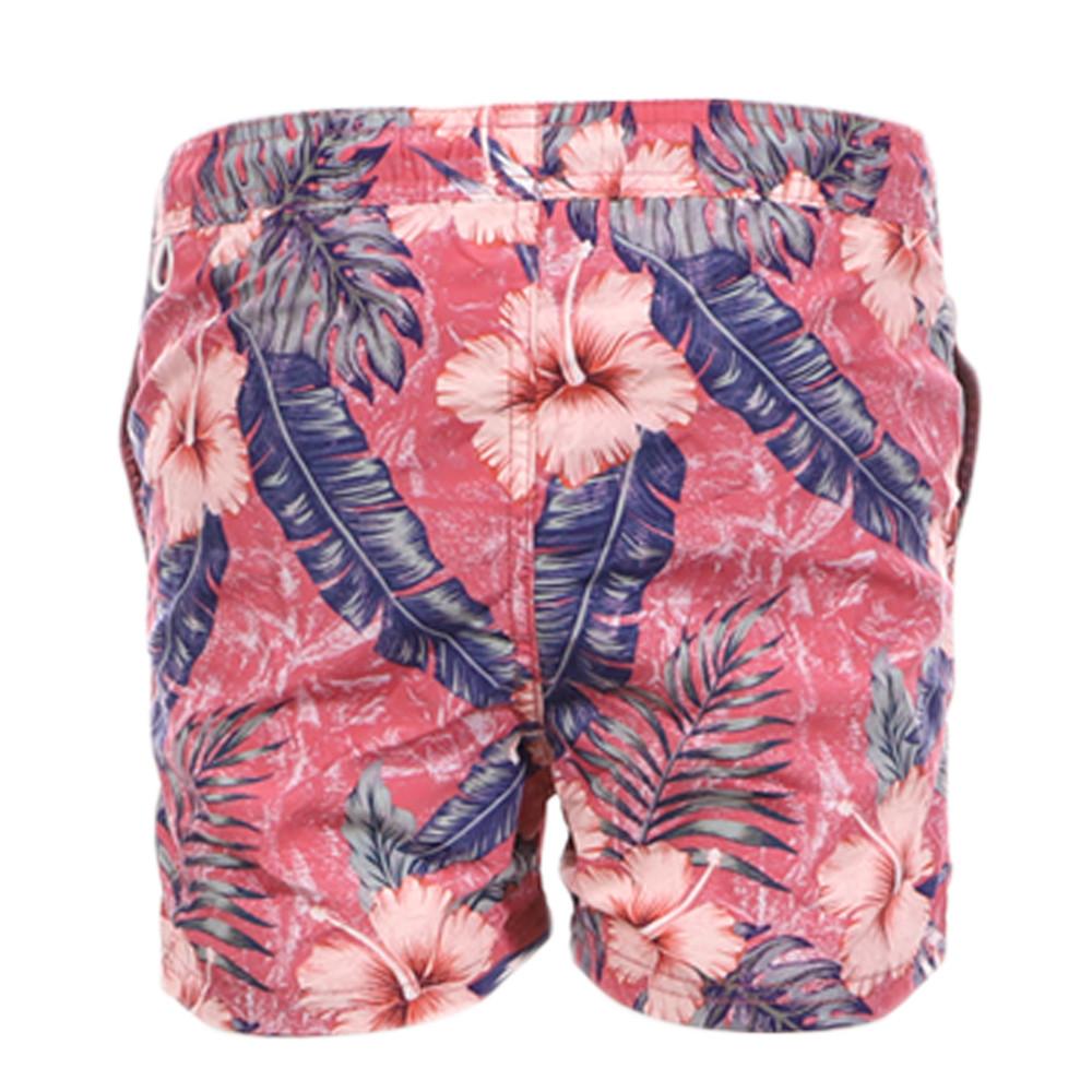 Short de bain à fleurs Rose Garçon Jack & Jones Bali vue 2