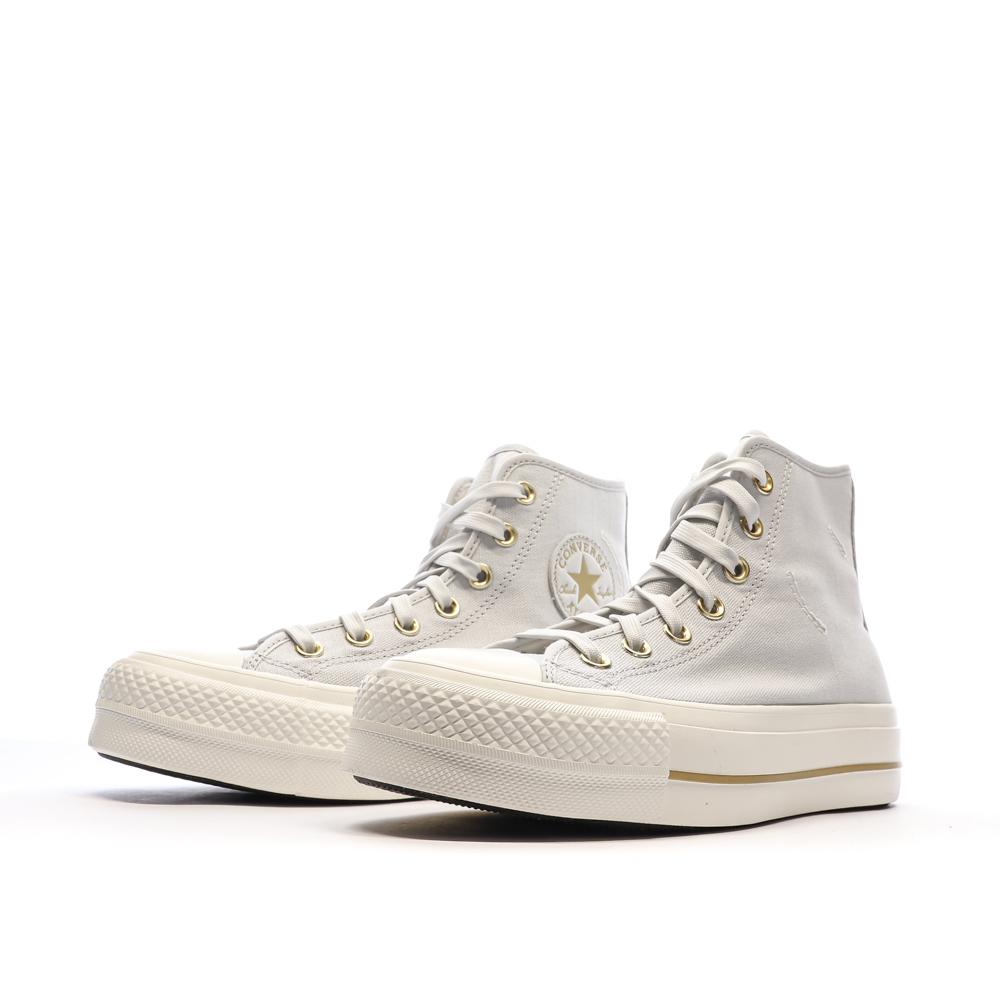 Baskets Bleu Ciel Femme Converse Lift Platform Tailored Lines vue 6