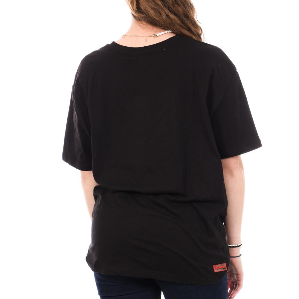 T-shirt Noir Femme Supreme Grip Flora vue 2
