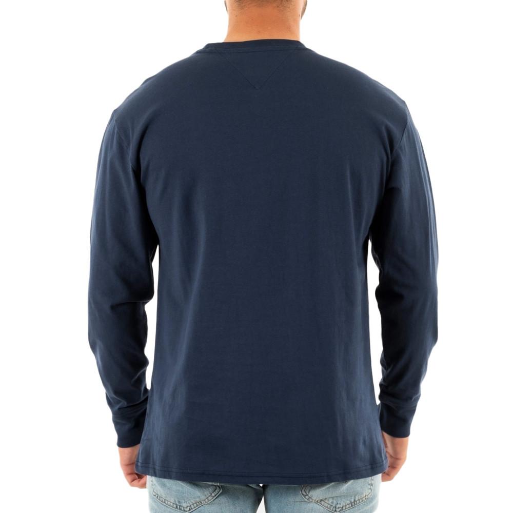 Sweat Marine Homme Tommy Hilfiger Clsc Linear Ches vue 2