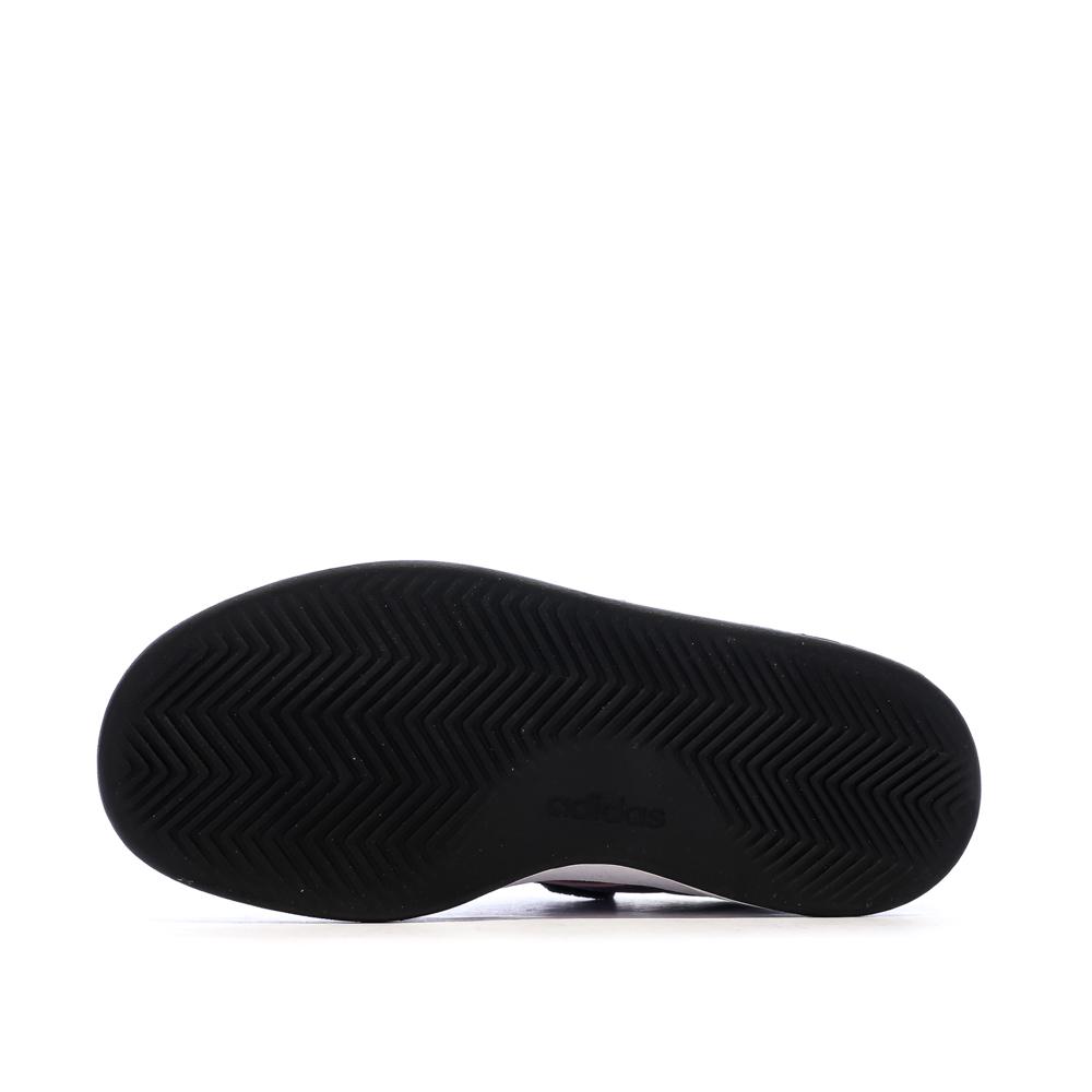 Baskets Noir/Rose Fille Adidas Tensaur vue 5
