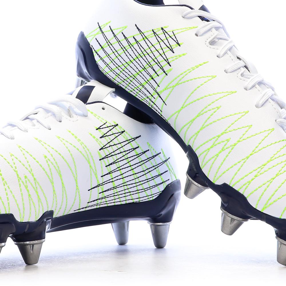 Chaussures de Rugby Blanc/Marine Homme Adidas Kakari SG vue 7