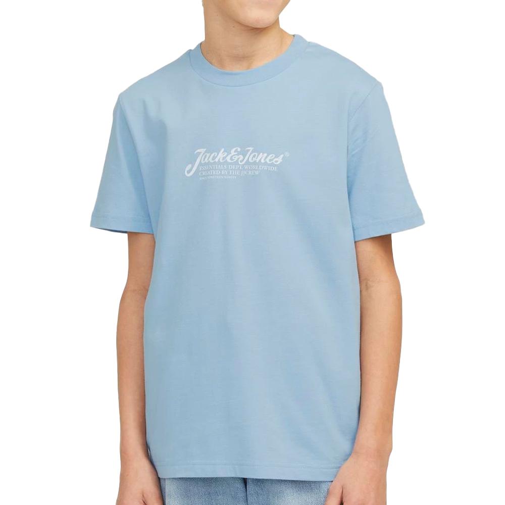 T-shirt Bleu Garçon Jack & Jones Beau pas cher