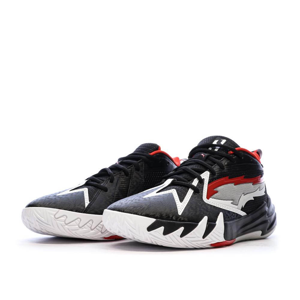 Chaussures de Basketball Noires Junior Puma Scoot Zeros O.d.d. City vue 6