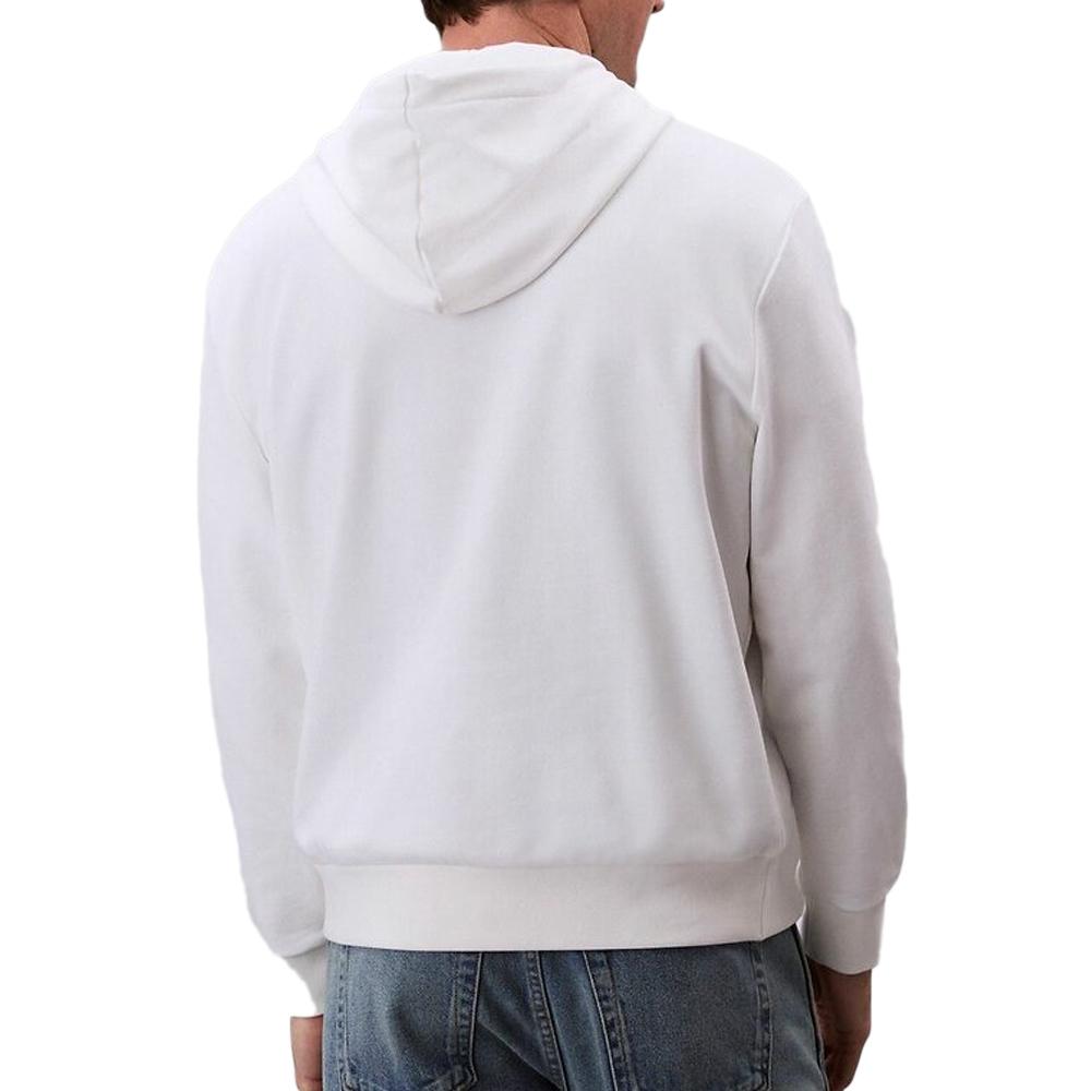Sweat à capuche Blanc Homme Calvin Klein Jeans 350 vue 2