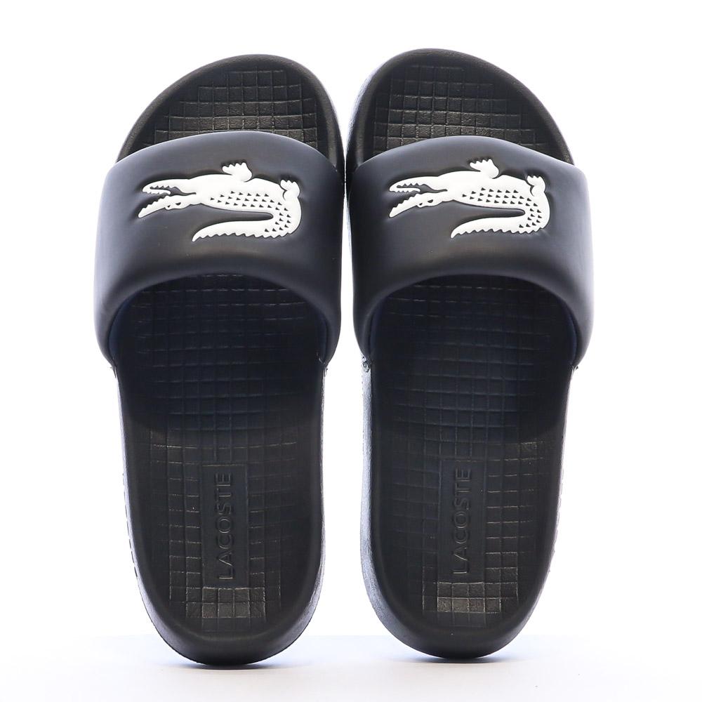 Claquettes Noires Homme Lacoste Serve vue 3
