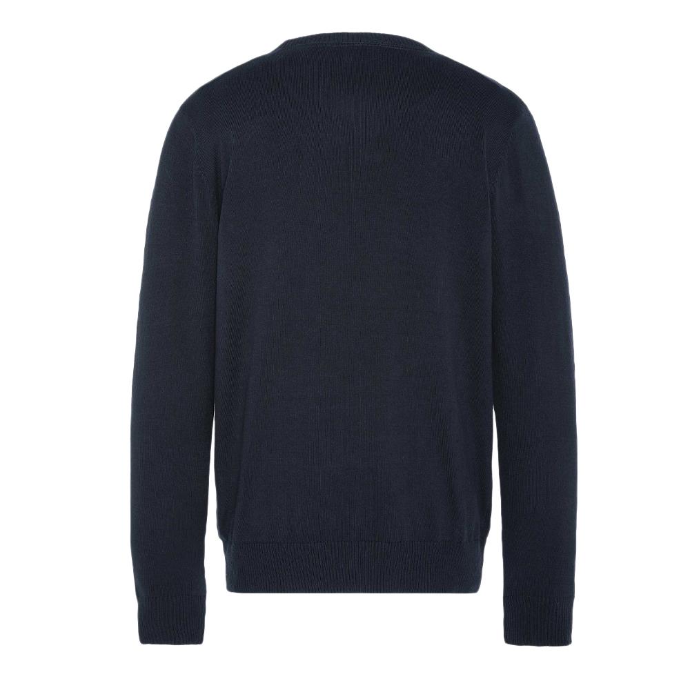 Pull Marine Homme Schott Basic Fin Ras vue 2