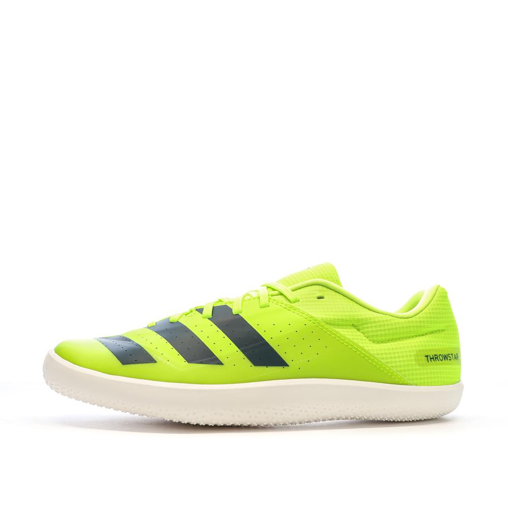 Chaussures d'athlétisme Jaune Homme Adidas Throwstar pas cher