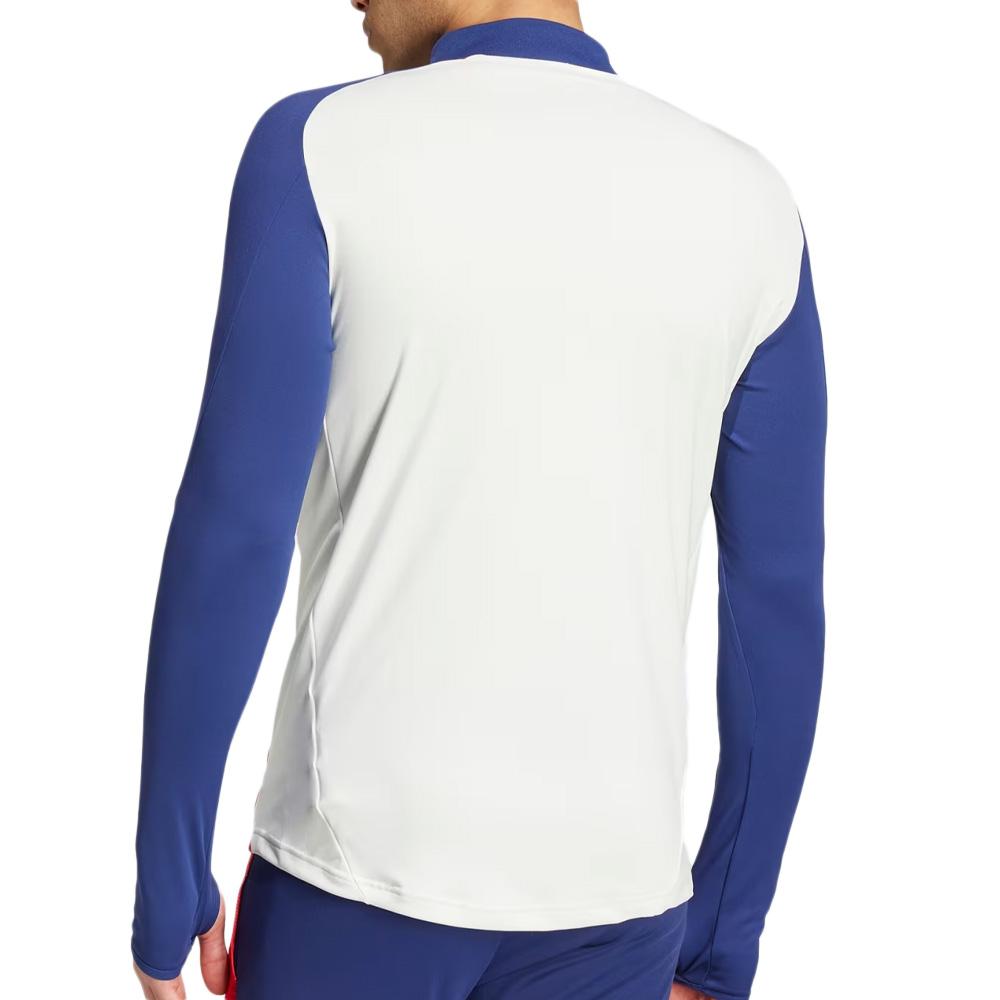 OL Sweat Training 1/4 zip Weiß Mann Adidas Tiro 24 Ansicht 2