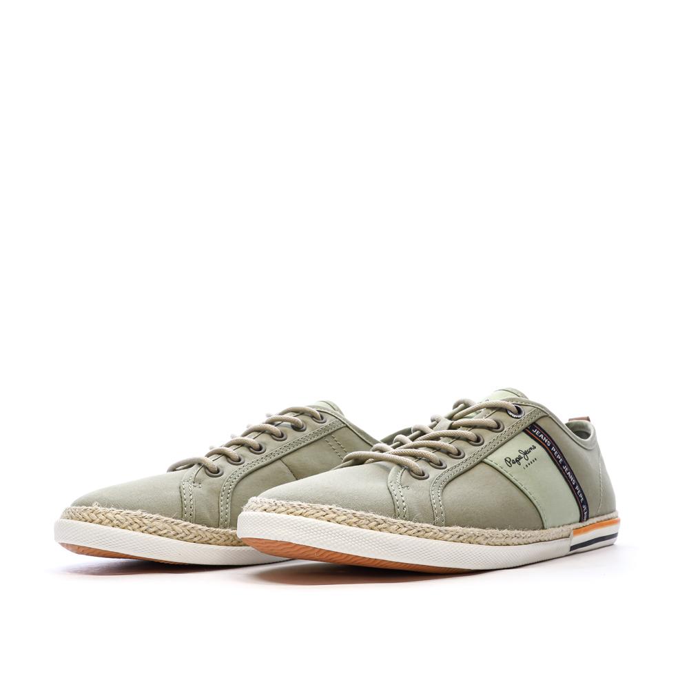 Baskets Kaki Homme Pepe Jeans Maoui vue 6
