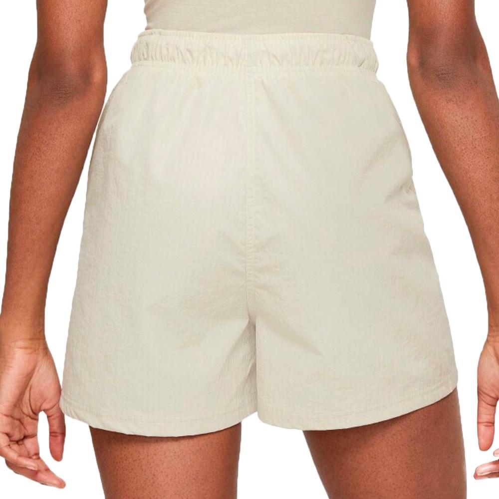 Short Beige Femme Nike Swoosh vue 2