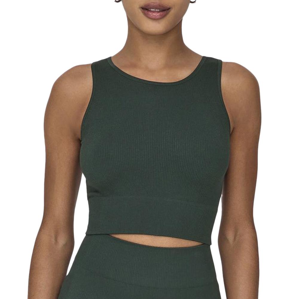 Haut de Sport Vert Foncé Femme ONLY PLAY Life pas cher