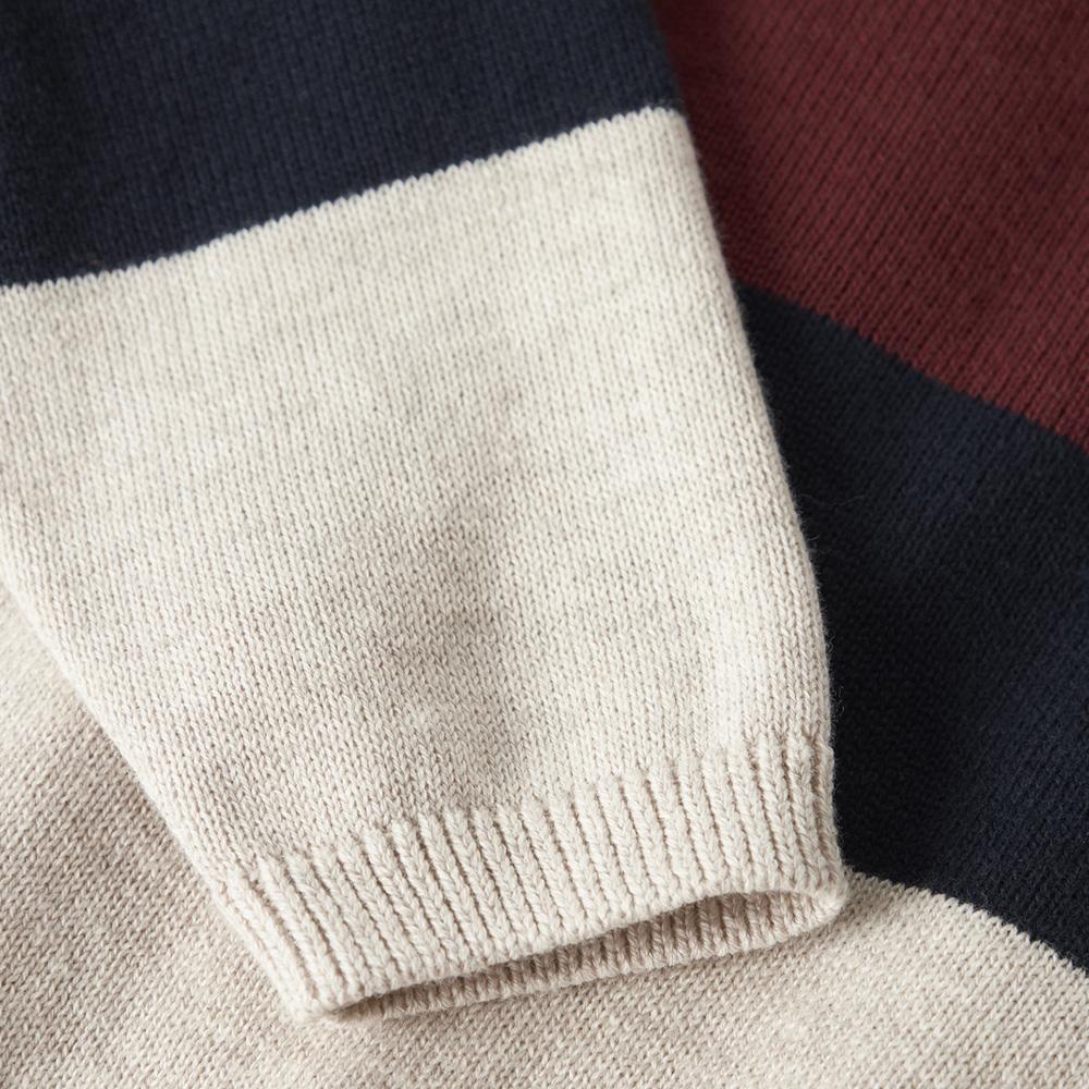 Pull Beige/Marine/Bordeaux Garçon Name it Knit vue 3