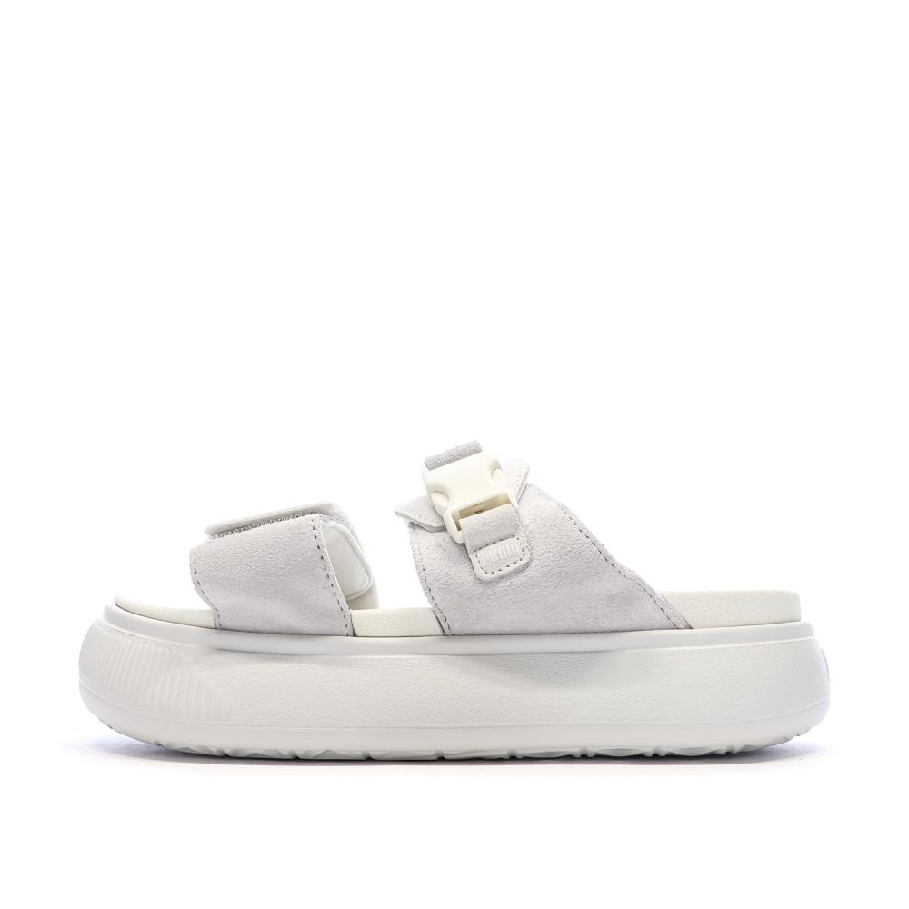 Claquettes Beiges Femme Puma Suede pas cher