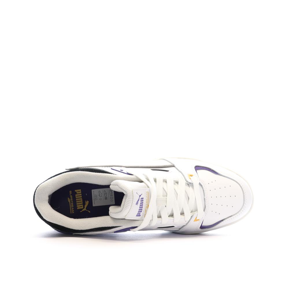 Baskets Blanc/Violet Homme Puma Slipstream Bball vue 4