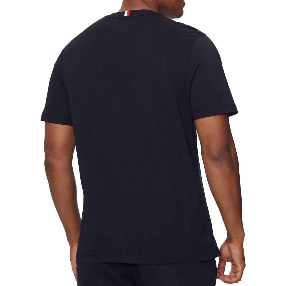 T-shirt Marine Homme Tommy Hilfiger Chest Stripe vue 2