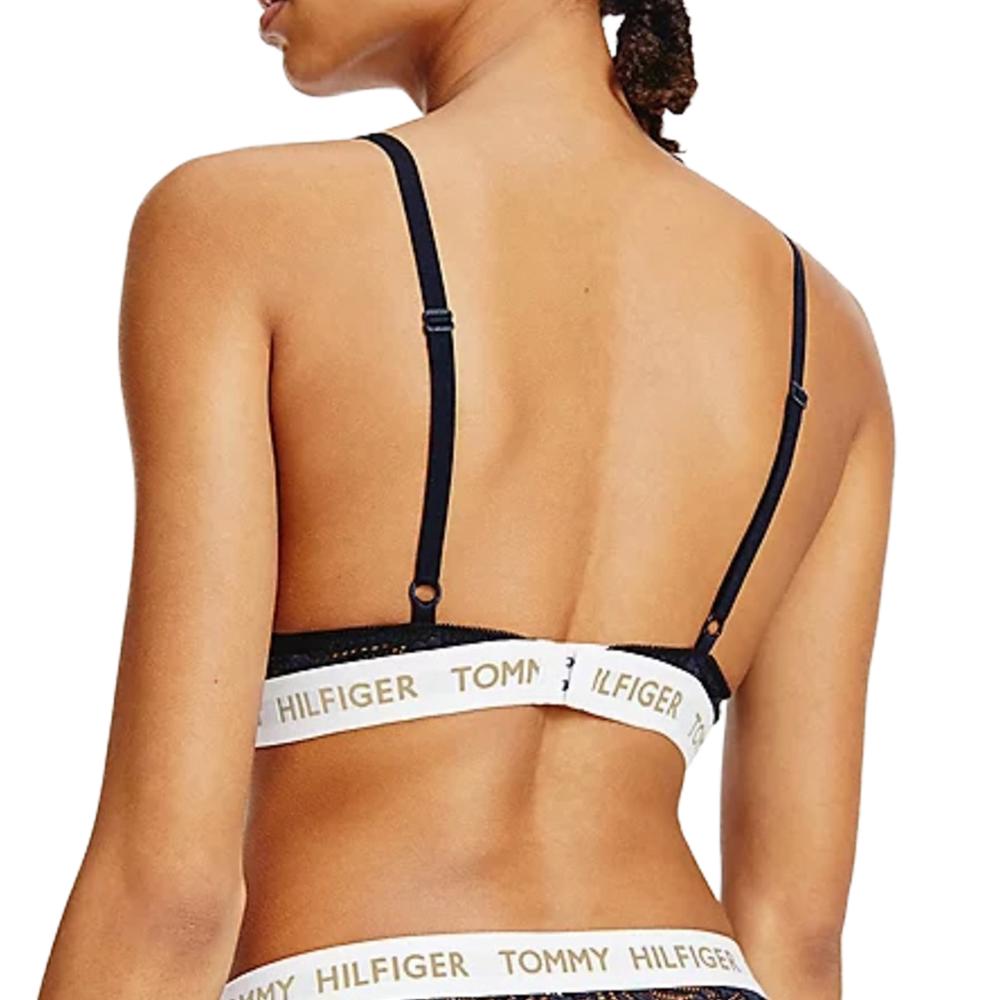 Soutien-Gorge Noir Femme Tommy Hilfiger Bralette vue 2