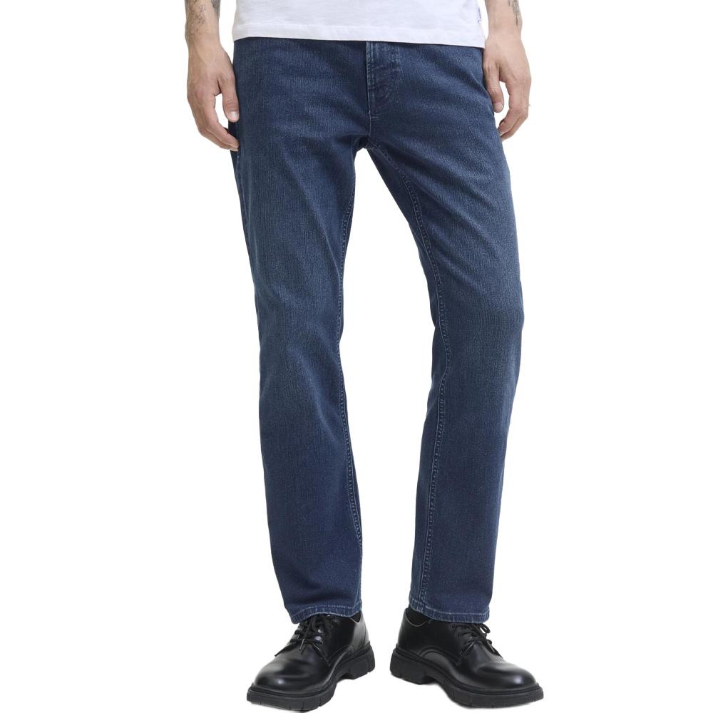 Dunkelblaue Slim-Fit-Jeans für Herren von Jack & Jones Basic 260 günstig