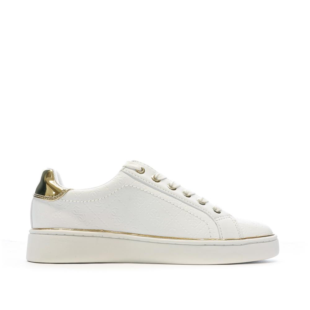 Baskets Blanches Femme Guess Beckie 12 vue 2