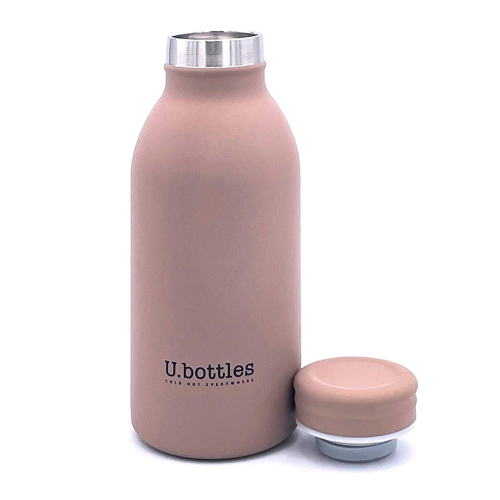 Bouteille Isotherme Beige mat U.Bottles City 350ml vue 2