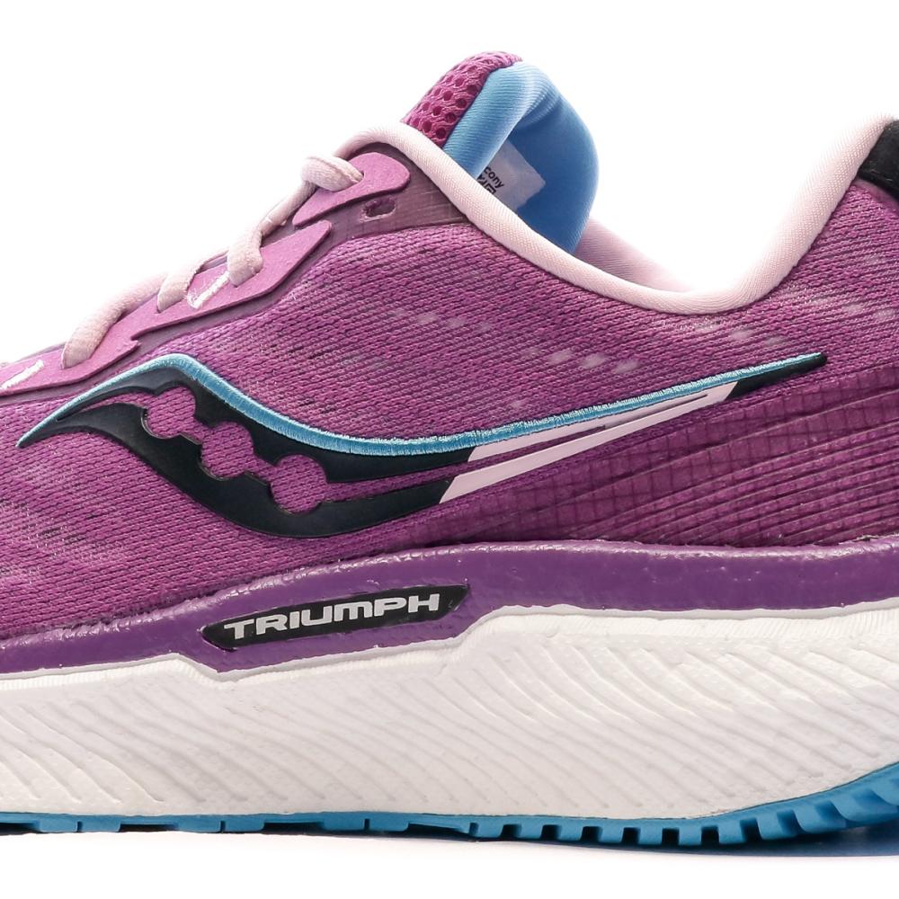 Chaussures de running Mauve Femme Saucony Triumph 19 vue 7