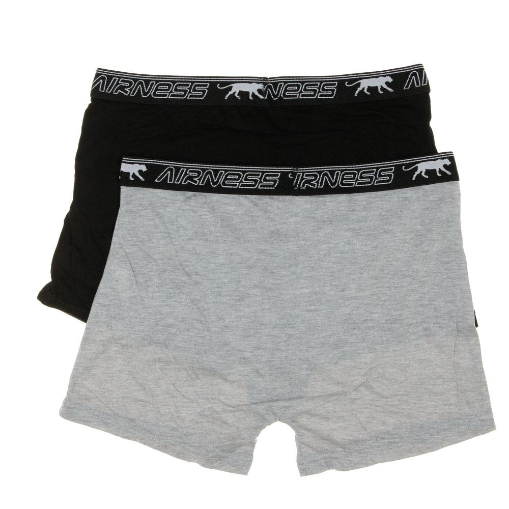 x2 Boxers Gris/Noir Homme Airness 1/57/131 vue 2