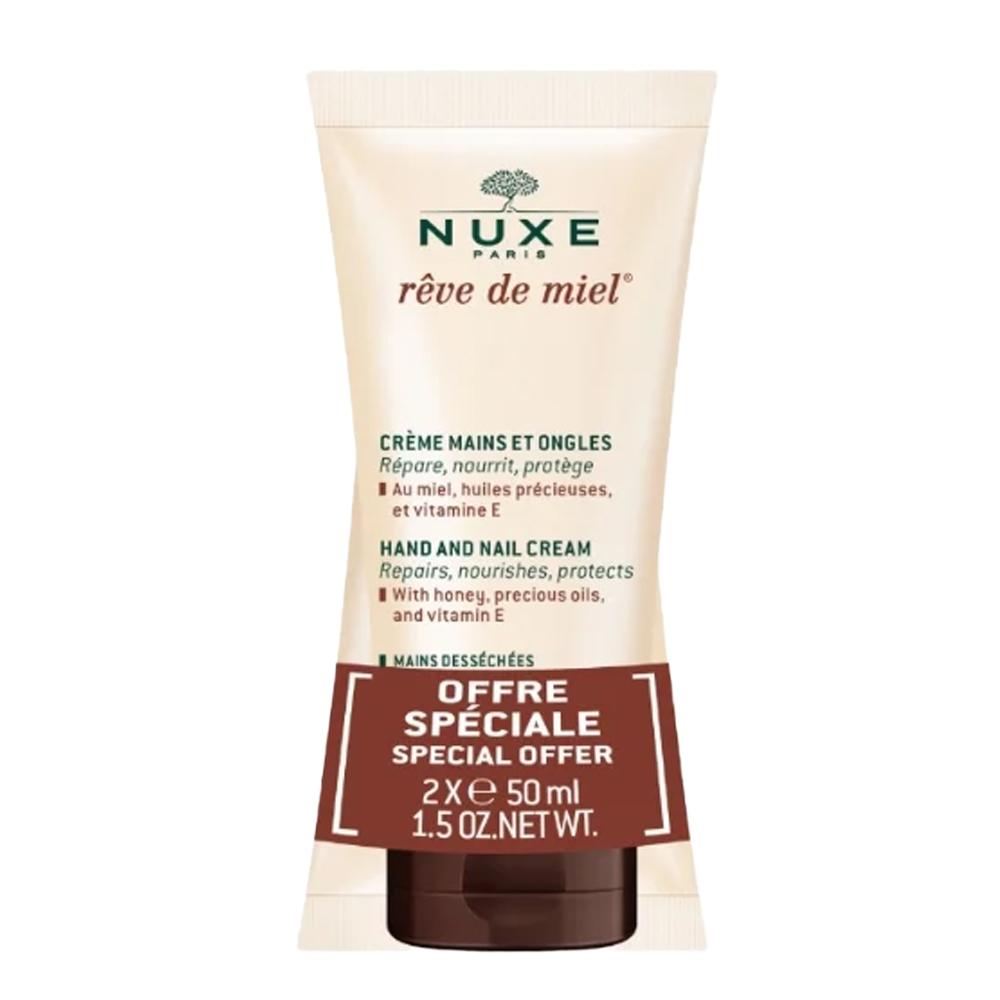 Lot de 2 x 50 ml Rêve de Miel Crème Mains et Ongles Nuxe pas cher