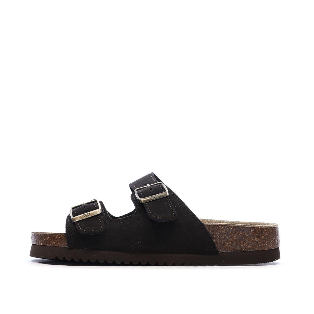 Sandales Marron Femme Xti Cuir 1425521 pas cher
