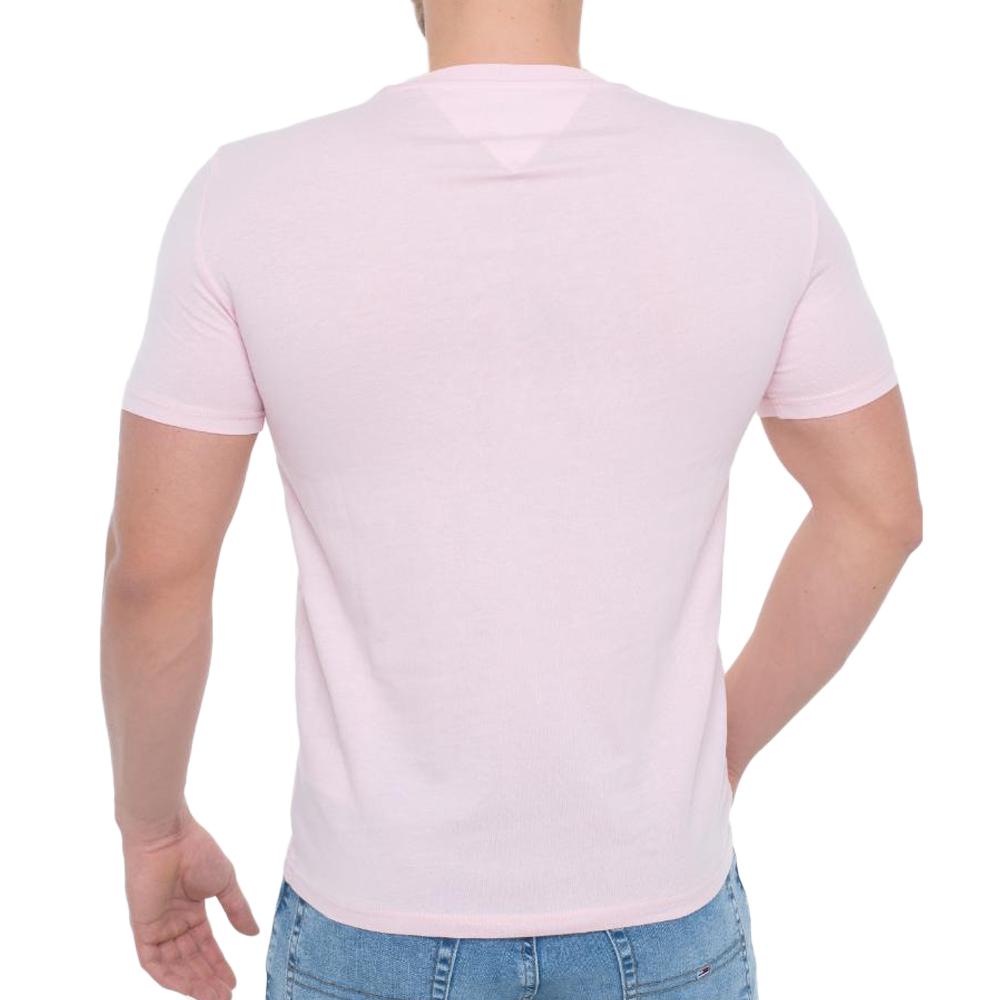 T-shirt Rose Homme Tommy Hilfiger Jersey vue 2