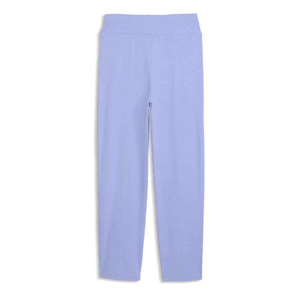 Pantalon fluide Bleu Fille Puma Ess Elevated pas cher