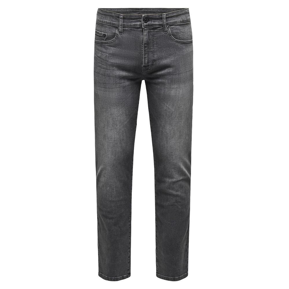 Herrenjeans Regular Fit Grau Only & Sons Weft 9407 Ansicht 2