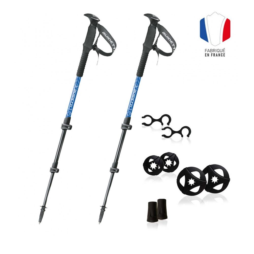 Bâtons de randonnée réglables Bleu Guidetti Indigo pas cher