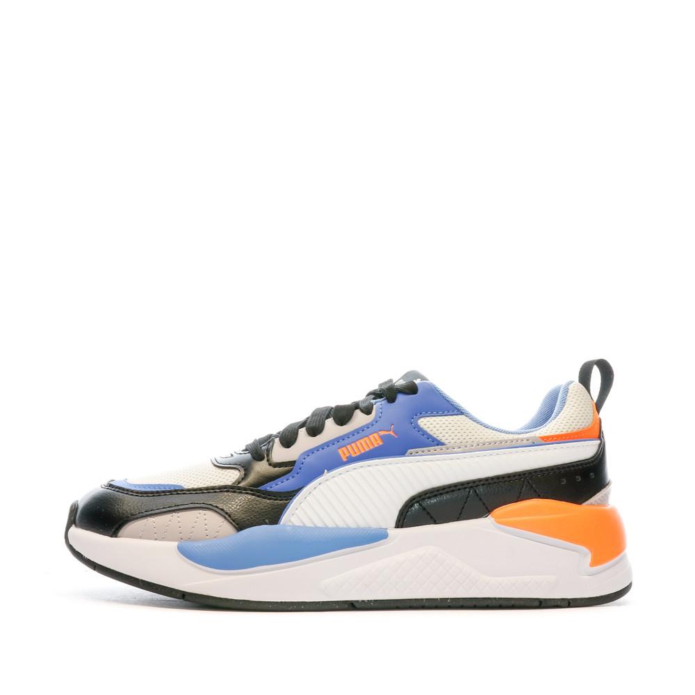 Baskets Blanche/Bleu Homme Puma X-ray 2 Square pas cher