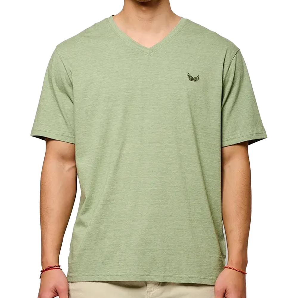 T-Shirt Vert Homme Kaporal SAVEH pas cher