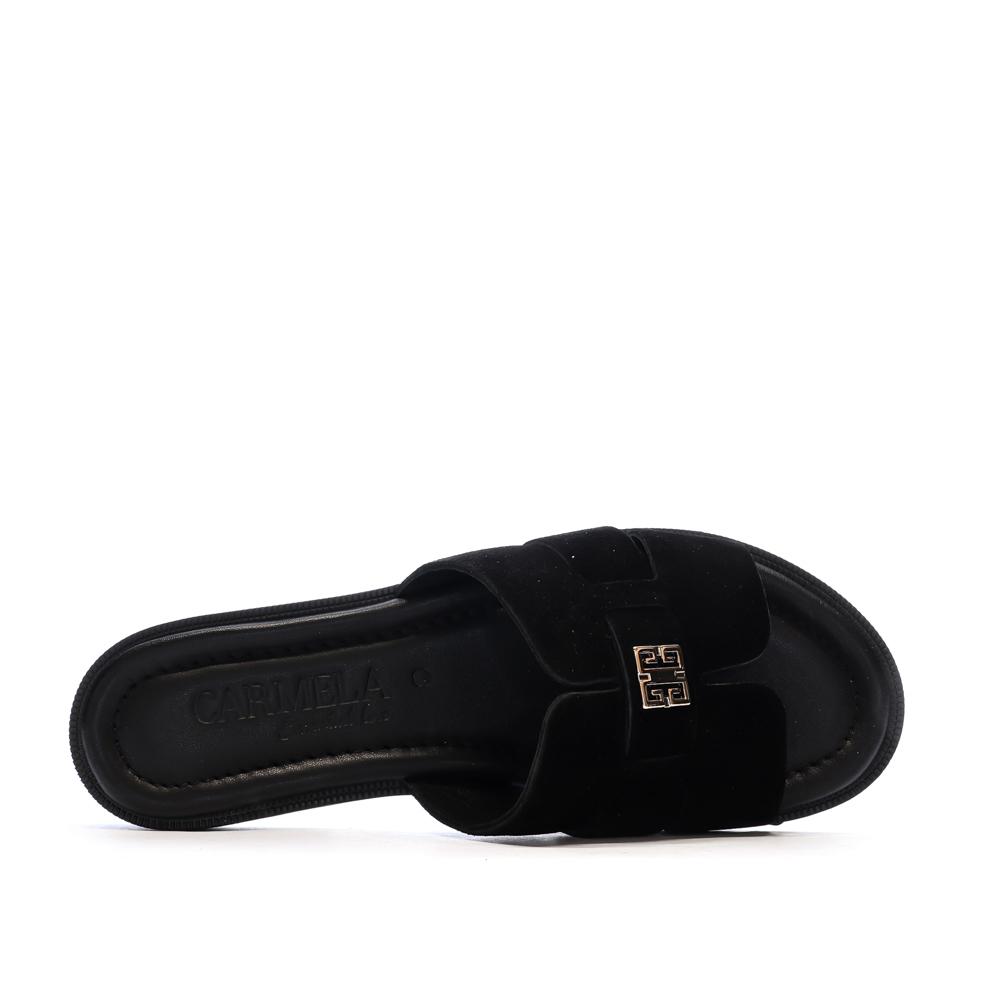 Sandales Noires Femme Carmela Neg vue 4