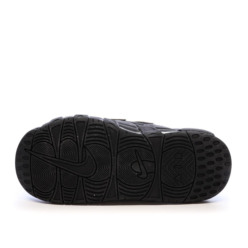 Claquettes Noires Homme Nike Air More Uptempo vue 2