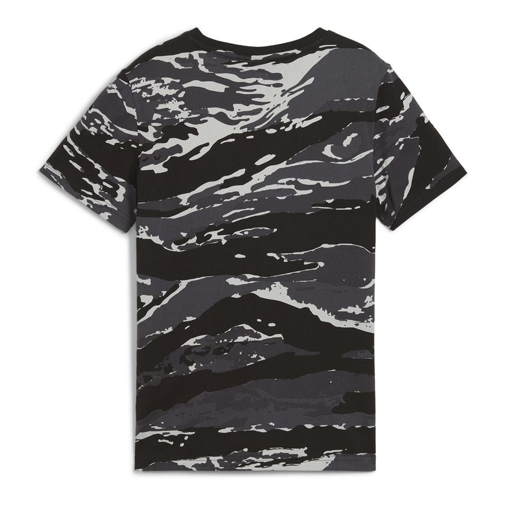 T-shirt Noir/Gris Garçon Puma Camo Aop vue 2