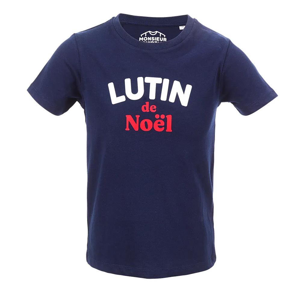 Boys’ Navy Blue T-shirt – Monsieur T-shirt: Christmas Elf affordable