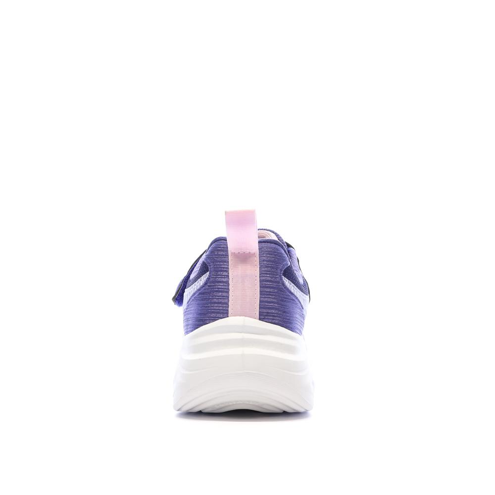 Baskets Mauves Fille Skechers Sola Glow vue 3