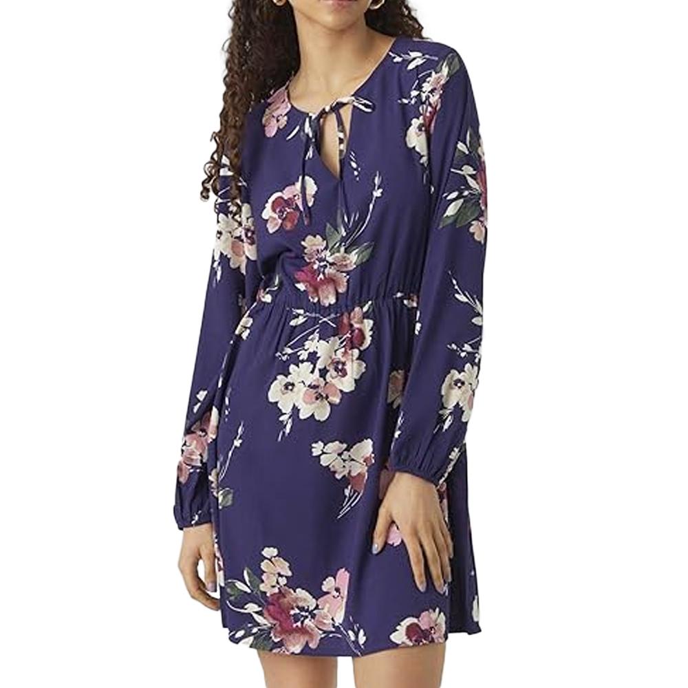 Robe Violette à Motifs Femme Vero Moda Hilah pas cher