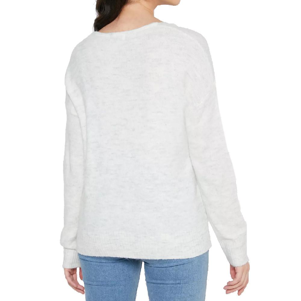Pull Gris clair femme Jacqueline de Yong Elanora vue 2