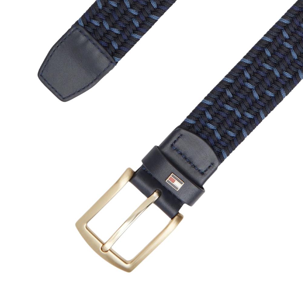 Ceinture Noire/Bleu Femme Tommy Hilfiger Denton Elastic vue 2