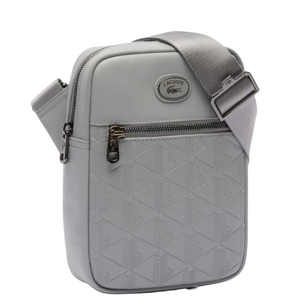 Bolso gris para hombre Lacoste ver 2