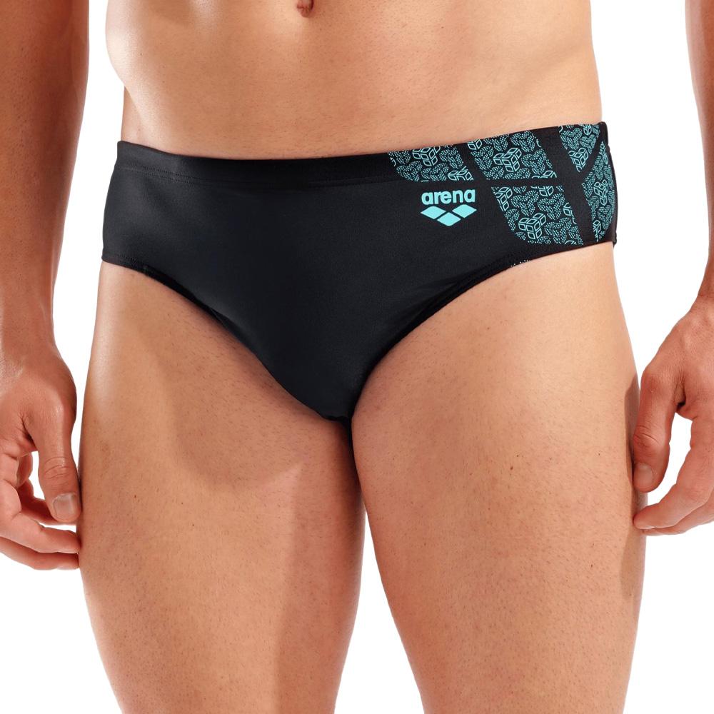 Badehose Schwarz/Grün Herren Arena Arena Kikko günstig