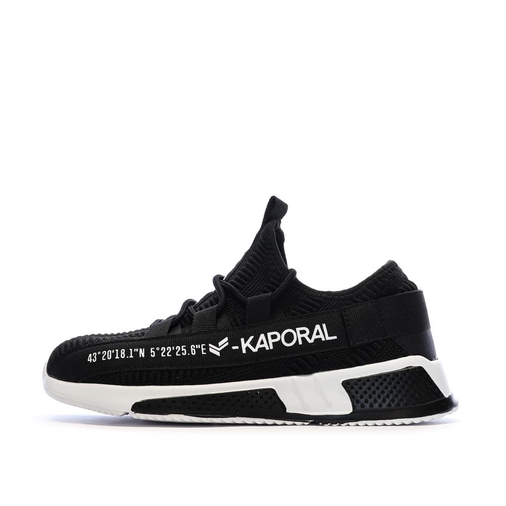 Baskets Noir/Blanc Homme Kaporal Dofino pas cher